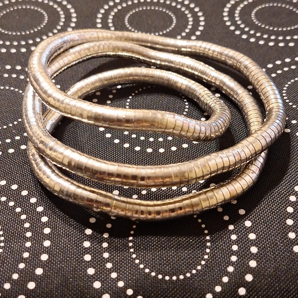Silver Metallic Necklace